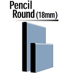 More about Pencil Round 18mm Sizes